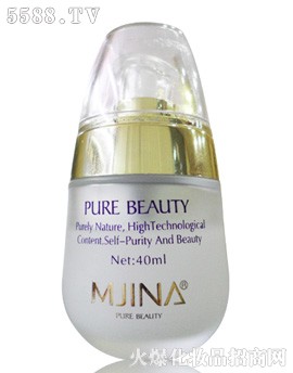 純美透感瞬白粉底液(象牙白)