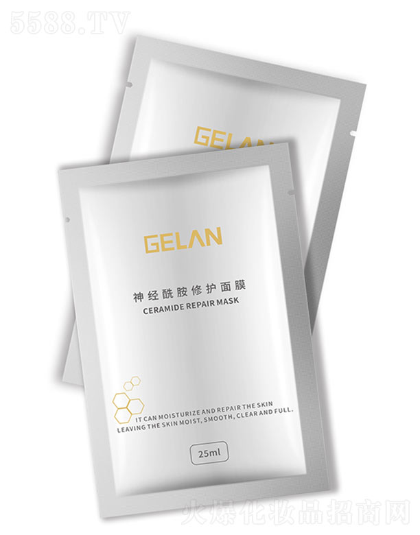 戈藍神經酰胺修護面膜25ml*5片