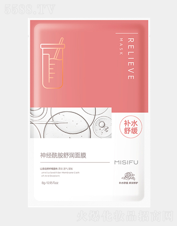 蜜思膚神經酰胺舒潤面膜28gx5片