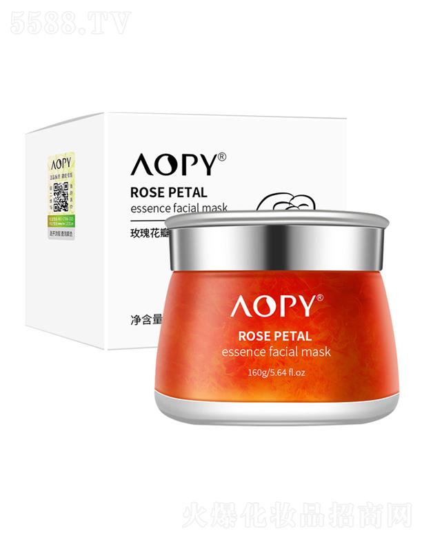 AOPY玫瑰花瓣精粹面膜膏 160g