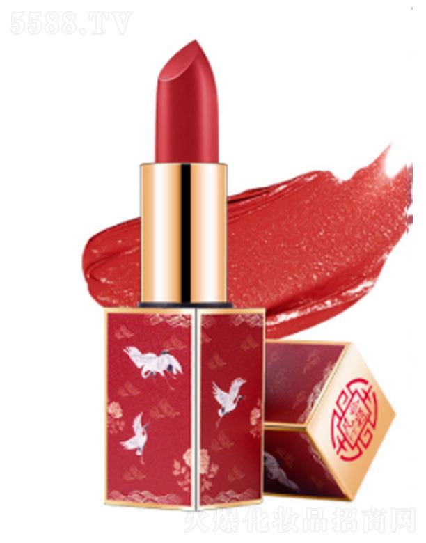 彩即國風(fēng)雕花口紅-女王紅