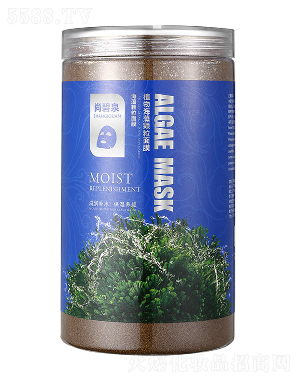 尚碧泉植物海藻顆粒面膜