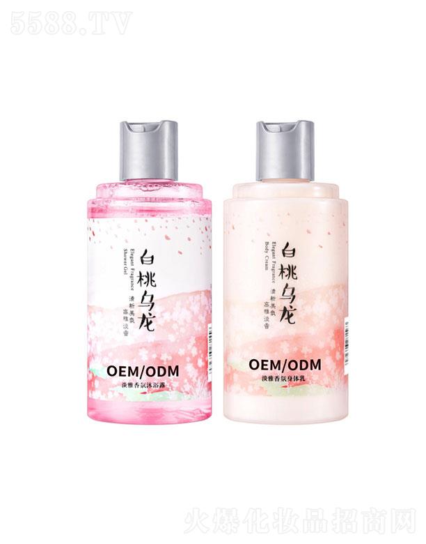 廣州楚美 楚美妝品白桃烏龍身體乳沐浴露 淡雅香氛