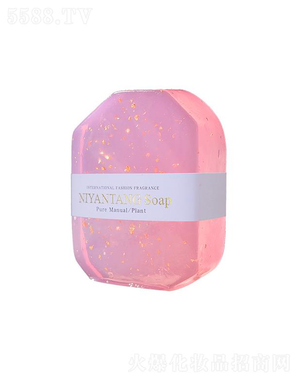 泥顏堂粉鉆寶石皂 除螨控油祛痘洗臉皂男女鉆石去黑頭