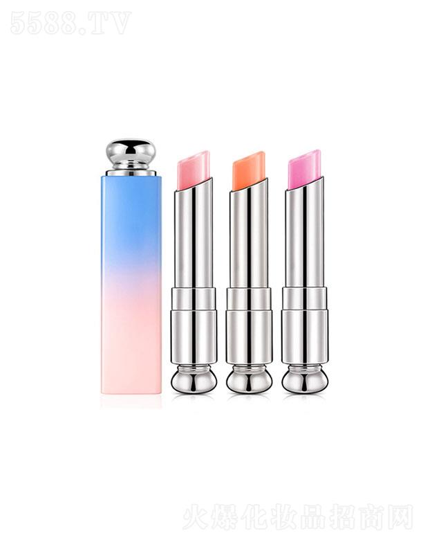 廣州市美粧定制爆款胡蘿卜素溫變色健康口紅