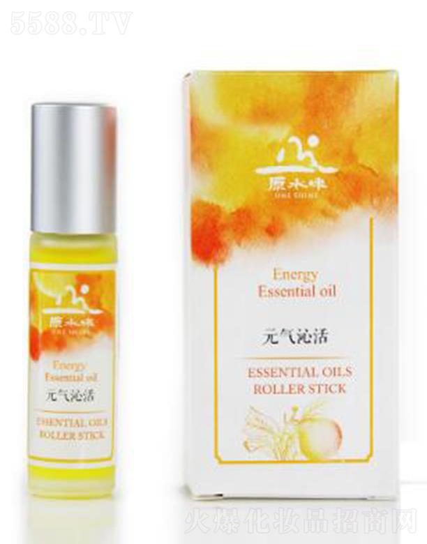 原水味元氣沁活精油滾珠棒活力佛手柑馬鞭草迷迭香按摩