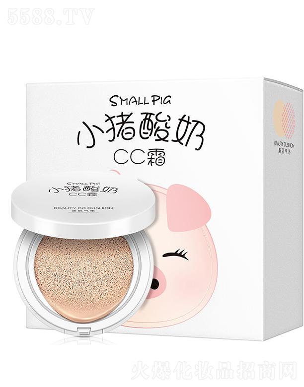 廣州市美吧 韓紀(jì)小豬酸奶氣墊CC霜 防水不卡粉