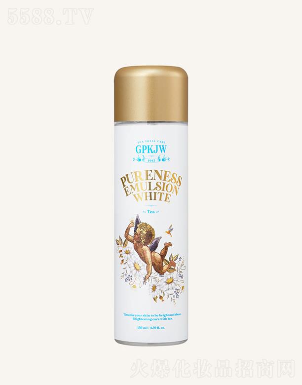 茶肌研純臻白茶保濕乳 130ml保濕滋養