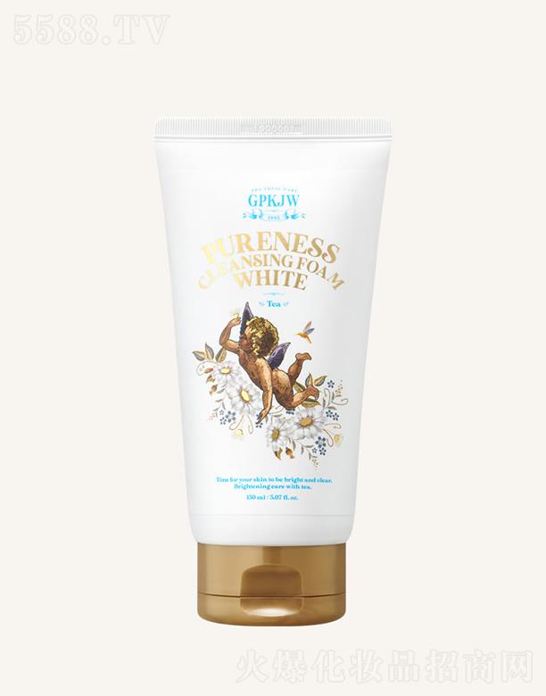 茶肌研純臻白茶洗面奶 150ml清潔平衡水油