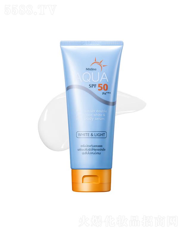 蜜絲婷水潤亮白雙重防護身體防曬乳 SPF50PA+++ 身體專用 外防曬內養膚