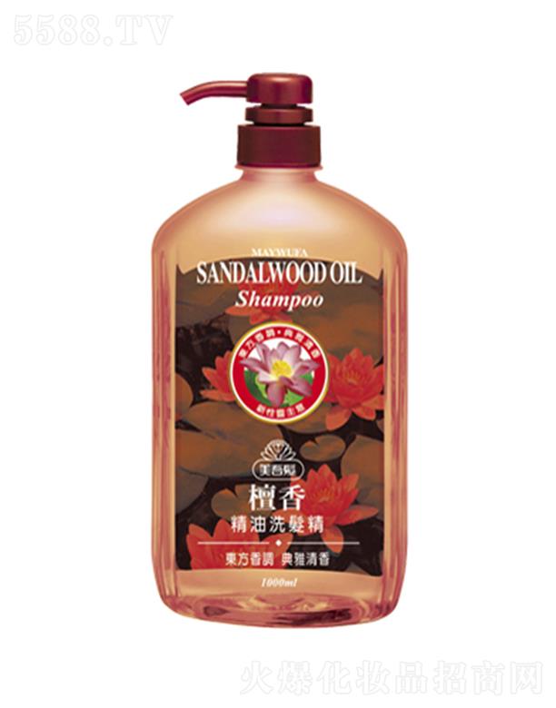 美吾發(fā)檀香精油洗發(fā)水 1000ml舒緩減壓保濕控油配方