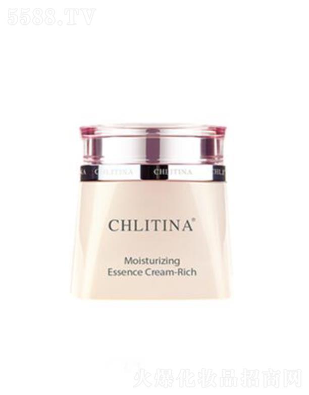 克麗緹娜光采雪瑩滋潤精華乳霜-滋潤型 30g乳液后取適量本品均勻涂抹于肌膚上