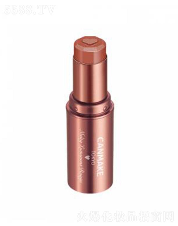 CANMAKE柔潤亮澤唇膏(染唇版)T02 玫瑰奶茶 日常又清純的奶茶色系
