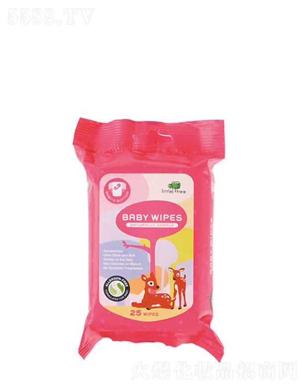 小樹(shù)苗屁屁專用嬰兒柔濕巾 25抽 維護(hù)肌膚天然酸堿平衡