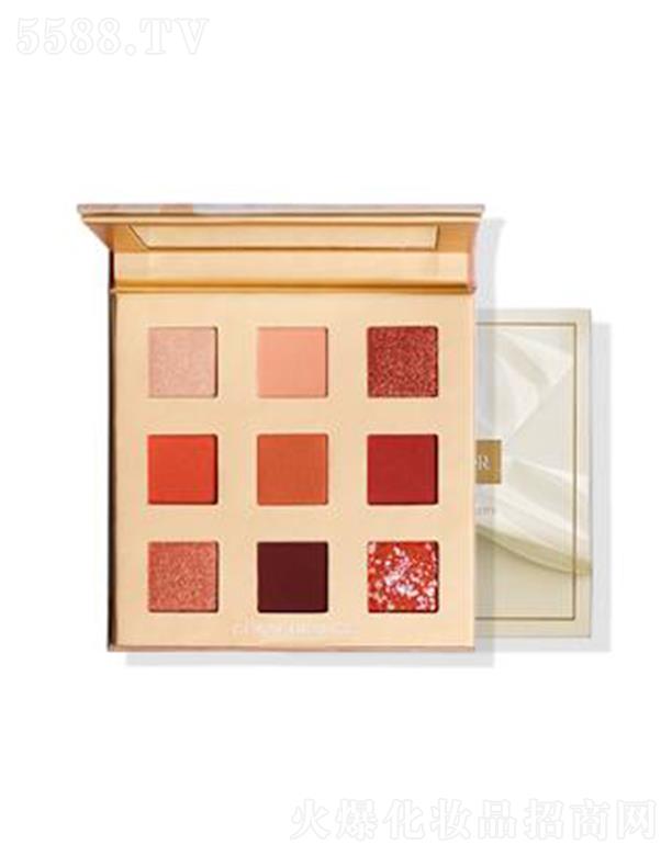 HOPE-COLOR敢耀吸睛9宮格眼影盤3#活力珊瑚