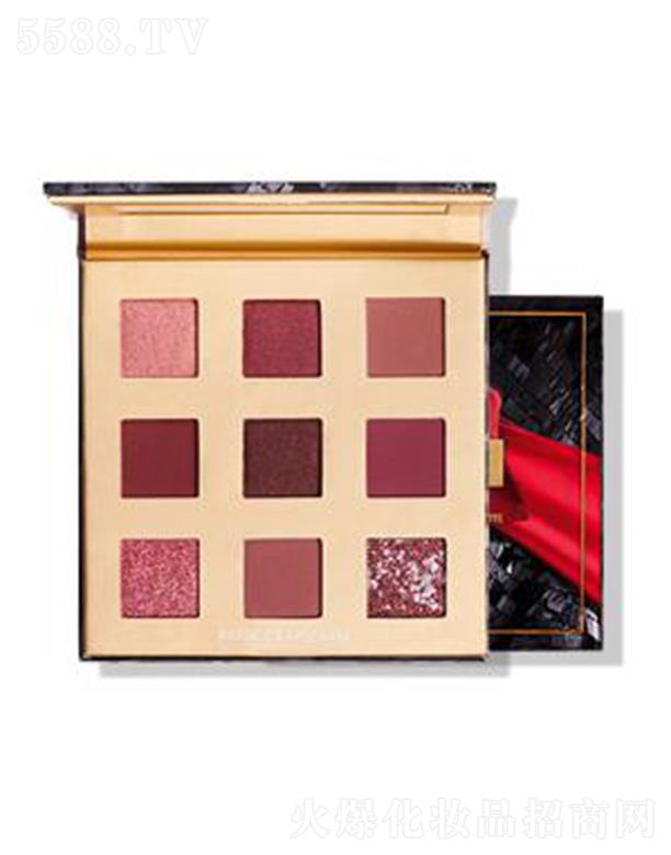 HOPE-COLOR敢耀吸睛9宮格眼影盤4#煙熏玫瑰