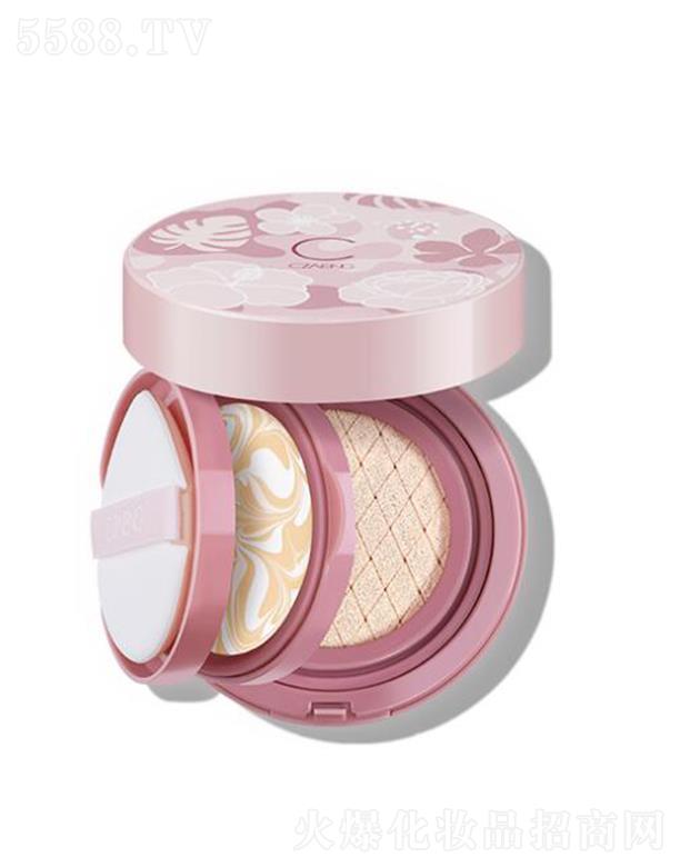 瓷妝臻顏無瑕雙盤氣墊粉霜 亮白色