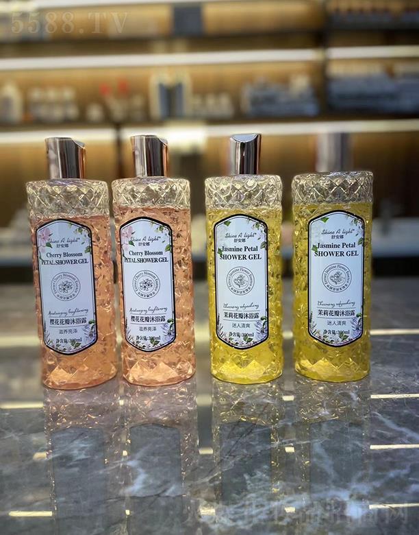 舒安娜花瓣沐浴露