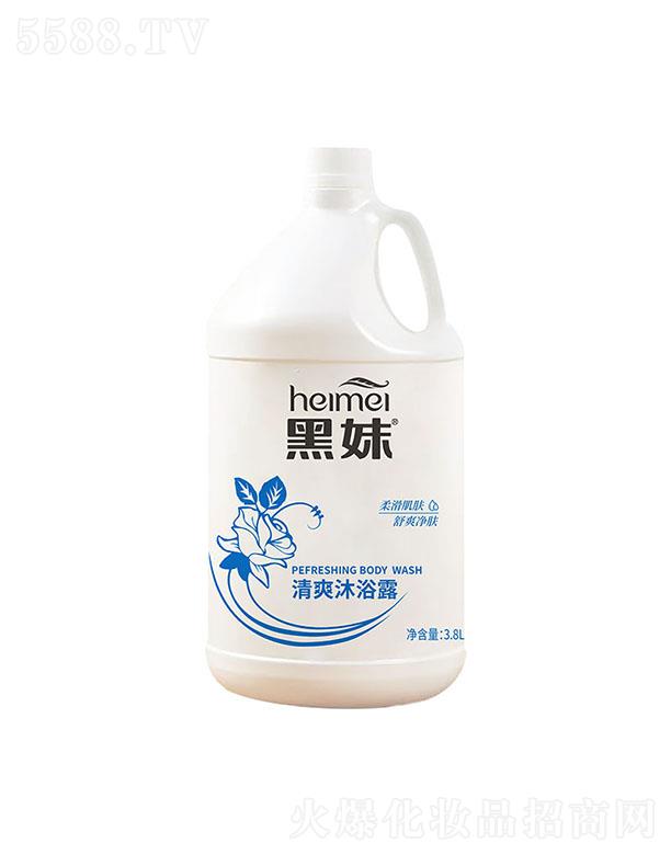 黑妹清爽沐浴露 3.8L