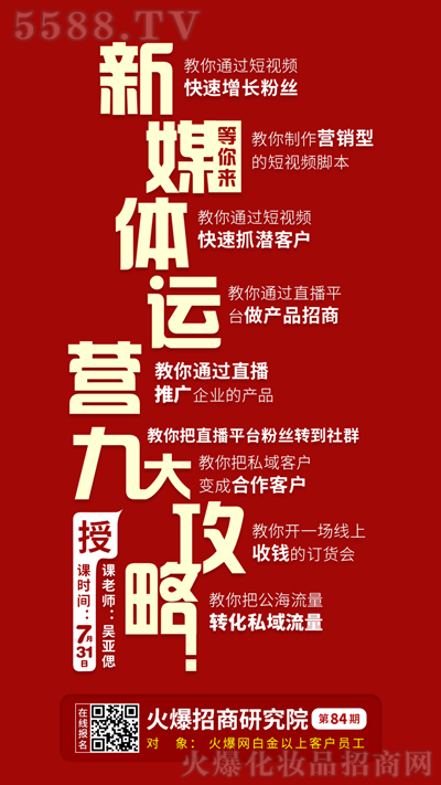火爆招商研究院第84期 火爆招商研究院第84期
